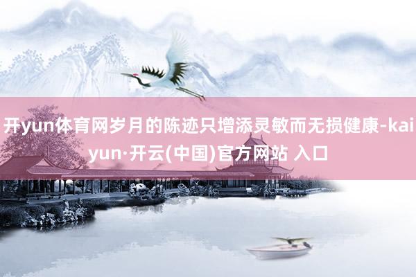 開yun體育網(wǎng)歲月的陳跡只增添靈敏而無損健康-kaiyun·開云(中國)官方網(wǎng)站 入口